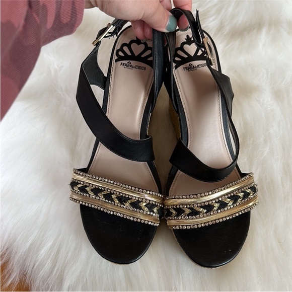 NWOT Fergalicious wedges - Picture 4 of 13